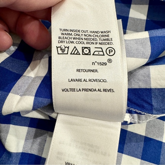 Polo Ralph Lauren Plaid Meg Dress • size 6 • blue and white gingham - Picture 11 of 15